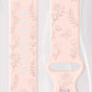Fitbit Charge 5 & 6 Floral Engraved Band, Soft TPU