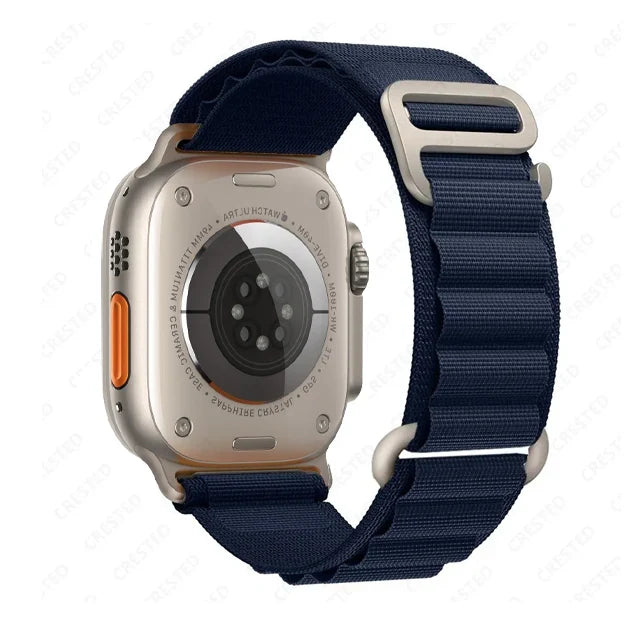 Apple Watch Alpine-Style Nylon Loop Band with Metal Hook