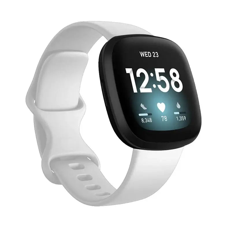 Fitbit Versa 4, Versa 3, Sense 2 & Sense Silicone Band, S or L