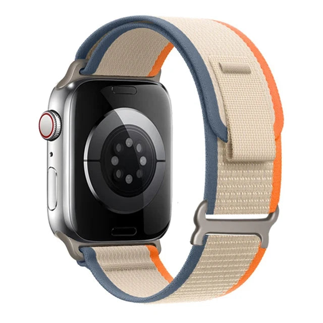Apple Watch Two-Tone Nylon Trail Loop Band with Pull Tab