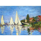 Abstract Claude Monet Garden Nature Landscape Wall Art Canvas Painting Famous Waterlily Poster For Modern Living Room Home Decor