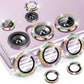 Glitter Camera Glass for Samsung Galaxy S24 Ultra , S23 Ultra , S22 Ultra , S24 Protective Lens Ring Screen Protector