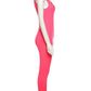 Women Tracksuit Slim Elastic High Print Figure Zipper Jumpsuit Y2K Sports