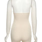 Women Tracksuit Print Figure Playsuit Summer New 2022 New Casual Skinny Stretch Knit Sleeveless