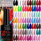 LILYCUTE 7ML Colorful Gel Nail Polish 129 Colors Long Lasting For Manicure Semi Permanent Base Top Coat Nail Art UV Gel Varnish