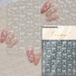 French Leopard Print Bowknot Lace Ribbon Rhinestone Pearl Bow Tie Simple White Black Nail Art Stickers Decoration Manicure Decal