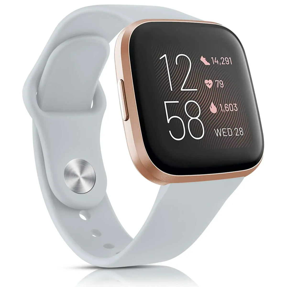 Fitbit Versa 4, 3, 2 & Sense 2 Soft Silicone Band, 15 Colors