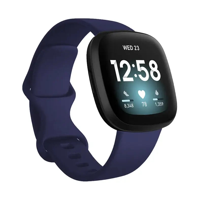 Fitbit Versa 4, Versa 3, Sense 2 & Sense Silicone Band, S or L
