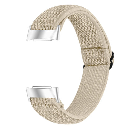 Fitbit Charge 5 & 6 Stretch Nylon Band, Solid & Patterned