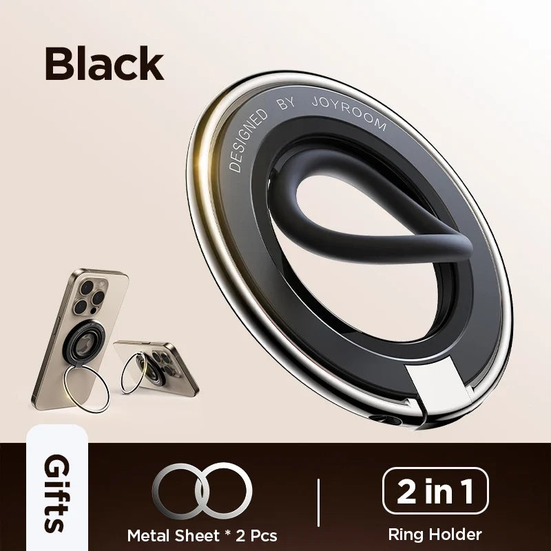 JOYROOM Durable Silicone Ring For Magsafe Phone Grip Holder Kickstand Magnetic Phone Ring Holder Stand For 4.7-7.0 inches Phones