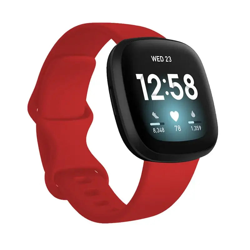 Fitbit Versa 4, Versa 3, Sense 2 & Sense Silicone Band, S or L