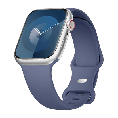 Apple Watch Smooth Silicone Sport Band, Pin-and-Tuck