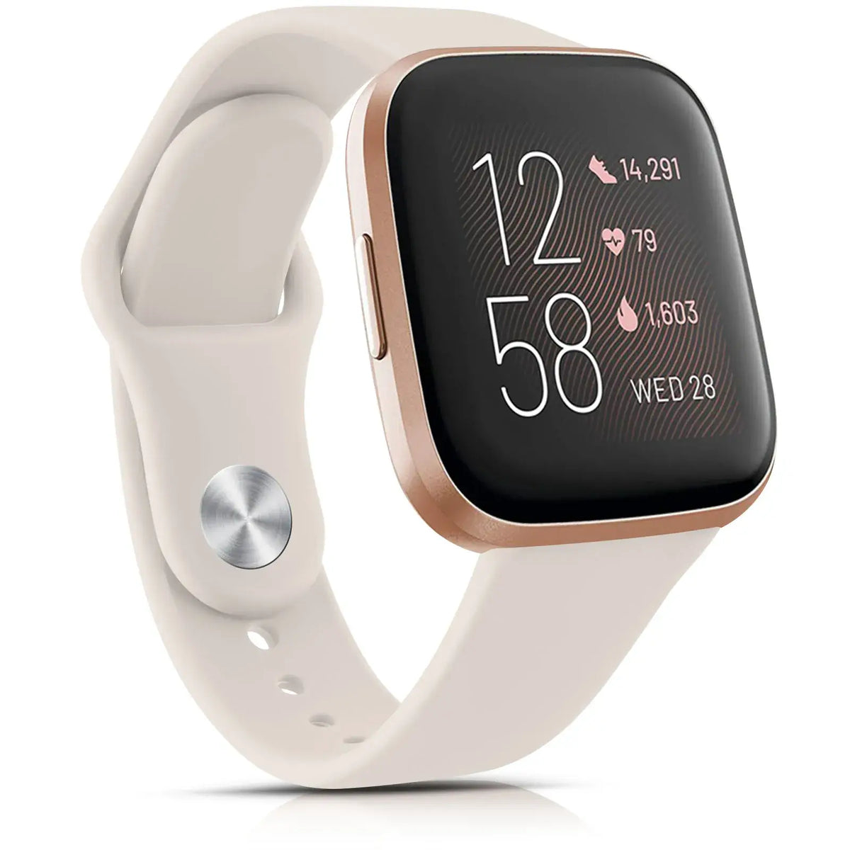 Fitbit Versa 4, 3, 2 & Sense 2 Soft Silicone Band, 15 Colors