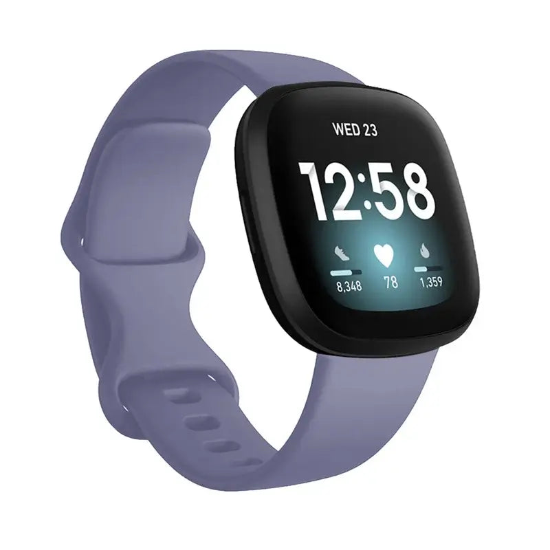 Fitbit Versa 4, Versa 3, Sense 2 & Sense Silicone Band, S or L