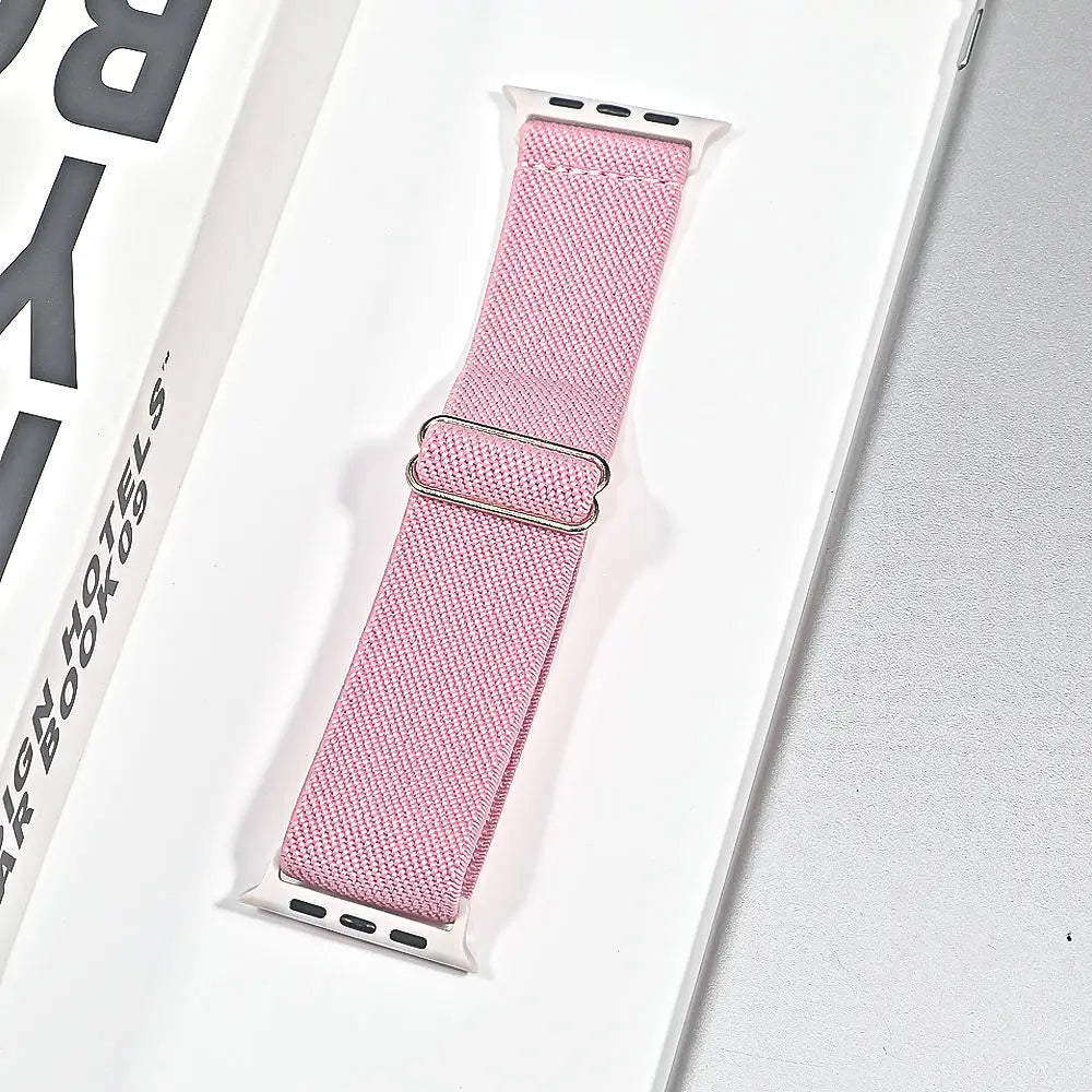 Apple Watch Stretch Nylon Loop Band, Solid & Patterned