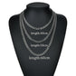 3/5/7mm Stainless Steel Cuban Link Chain Classic Punk Personality Jewelry Simple Fashion Hip-hop Couple Necklace for Men Women