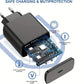 45W PD Charger For Samsung Galaxy S24 S23 S22 Type C Quick Charge USB C to Type C Cable Fast Charging Mobile Phone Wall Adapter