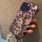 Tom And Jerry Leopard Print Bikini Phone Case For iPhone 16 15 14 13 12 11 Pro Max XS Max XR 7 8 Plus MINI Y2K Cute Back Cover