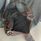 HEONYIRRY Maillard Style Retro Small Bag Spicy Girl Y2K Wasteland Vintage Leather Shoulder Armpit Bag - Zipper Closure
