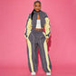Women's Lightweight Nylon Training Tracksuit Set