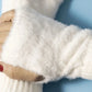 Women's Long Fleece Winter Gloves, Soft Warm Hand Warmer with Elastic Cuffs, Comfortable Cold Weather, Outdoor & Casual Wear