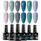 6pc Nail Gel Polish Set All-Season Ultra Pigmented Semi Permanent UV Painting Gel For Nails Salon DIY Manicure Varnish Design