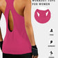 Super Soft Cross Backless Racerback Yoga Tops