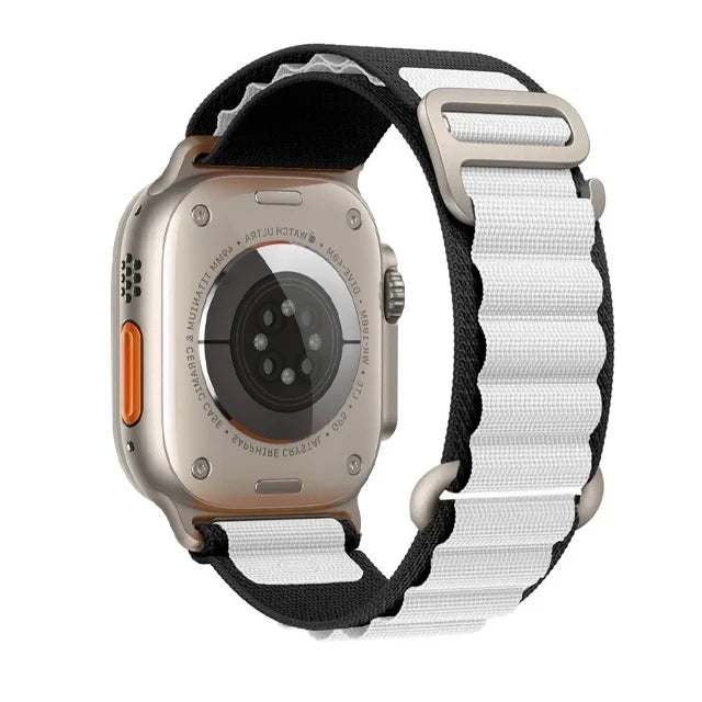 Apple Watch Alpine-Style Nylon Loop Band with Metal Hook