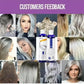 Color Fixing Hair Dye Shampoo to Cover Gray Hair Fade Yellow After Bleach Hair Shampoo Non-irritating Purple Shampoo for Blonde