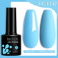 LILYCUTE 7ML Colorful Gel Nail Polish 129 Colors Long Lasting For Manicure Semi Permanent Base Top Coat Nail Art UV Gel Varnish