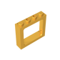 Gobricks Window 1 x 4 x 3 Train with Shutter Holes and Solid Studs on Ends | Compatible Building Block