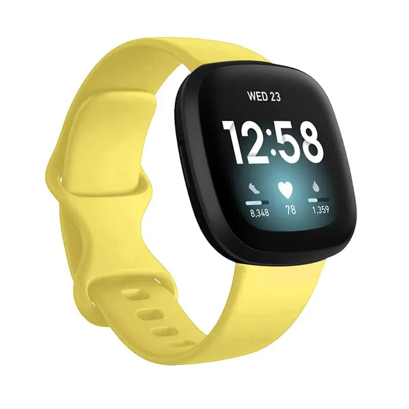 Fitbit Versa 4, Versa 3, Sense 2 & Sense Silicone Band, S or L