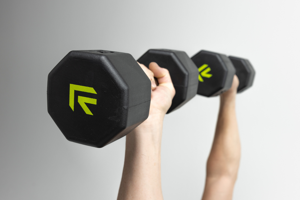 Octo Rubber Dumbbell (sold individually)