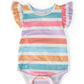 Spring Stripes S/S Flutter Bodysuit
