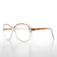 Clear Round Retro Reading Glasses - Tina