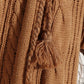 Women's Stand Collar Lantern Sleeve Sweater
