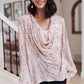 Take Flight Cowl Neck Top