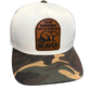 Taxidermist Camo Leather Patch Snapback