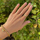 Textured Wrapped Cross Ring
