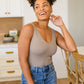 The Basics Bodysuit In Light Mocha