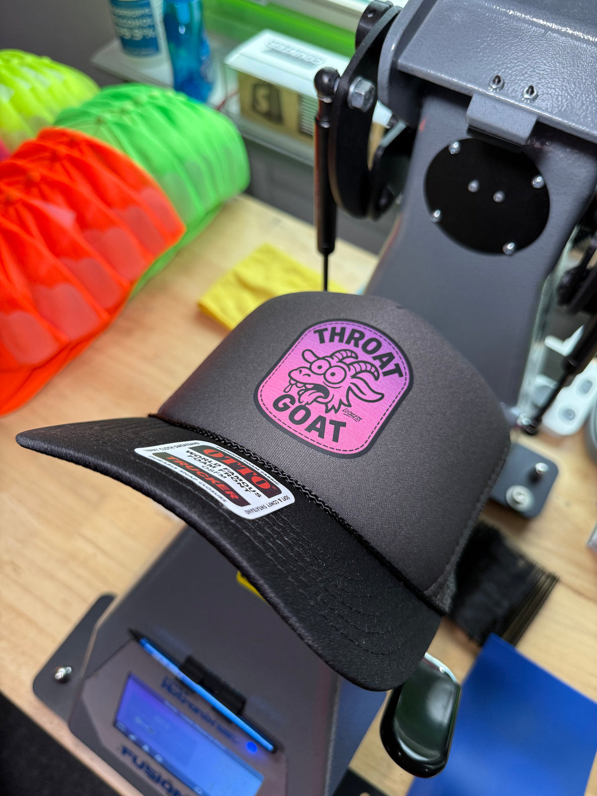 Throat Goat Trucker Hat