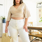Tiny Dancer Wrapped Cropped Cardigan