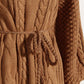 Women's Stand Collar Lantern Sleeve Sweater
