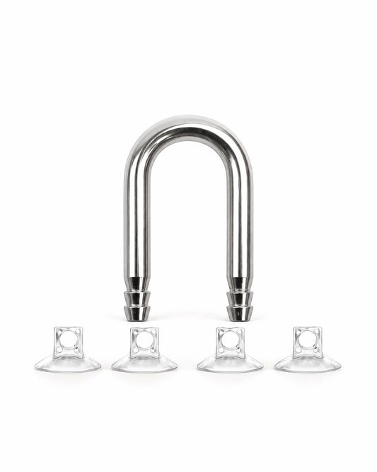NEW SS-Series U-Bend Stainless Steel Tubing Connector + 4x Suction Cups