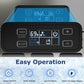 Under Counter Nugget Ice Maker with Timer & Self-Cleaning