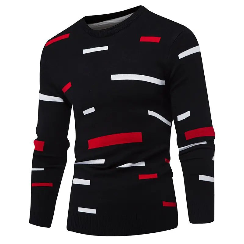 V-Neck Double Knit Sweater