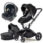 Luxury Fold Convertible Stroller 3 in 1
