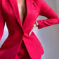 Elegant Women's Shorts Suit Set