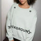 Back Ground Off White Sublimation Sweatshirt