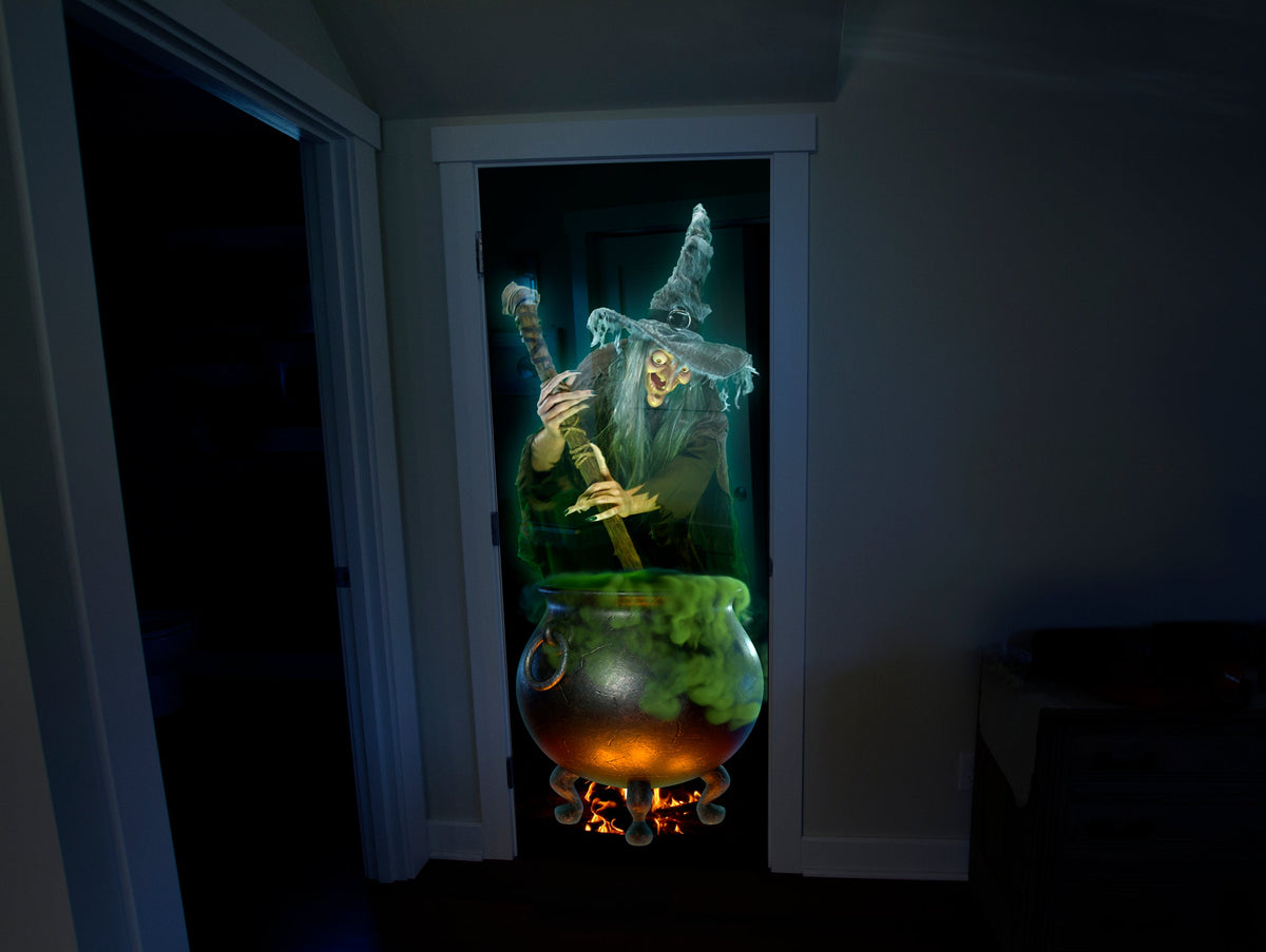 HoliScapes® USB Projector Kit - Witching Hour + Projector + 48" x 72" Projection Screen